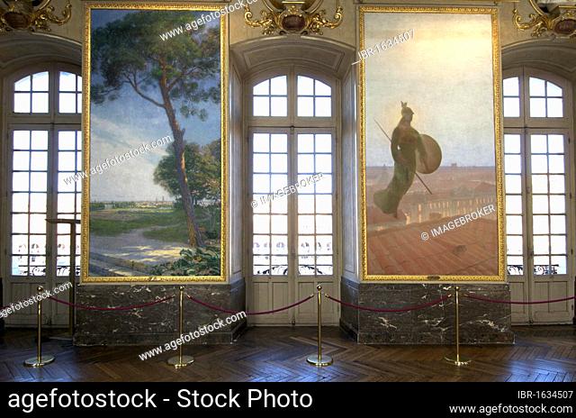 The Salle des Illustres in the town hall of Toulouse, France, Europe