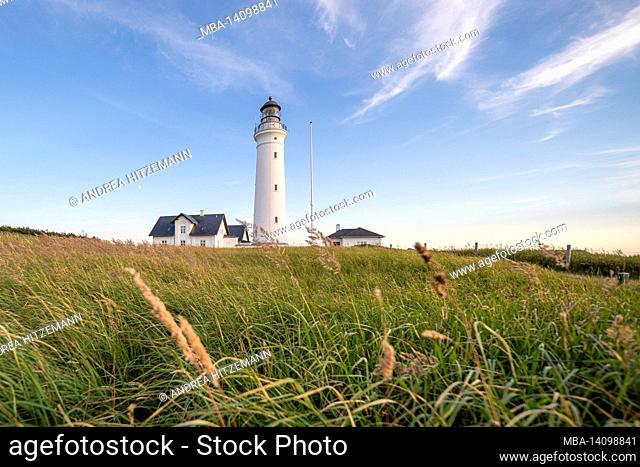 hirtshals fyr lighthouse, north jutland, denmark