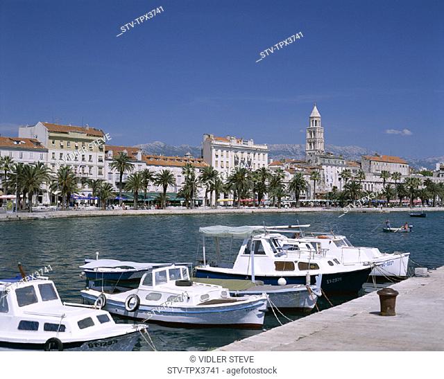 City, Coast, Croatia, Europe, Dalmatian, Harbour, Heritage, Holiday, Landmark, Skyline, Split, Tourism, Travel, Unesco, Vacation