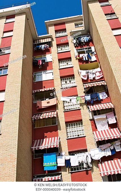Apartment block. Fuengirola. Costa del Sol, Malaga province, Spain
