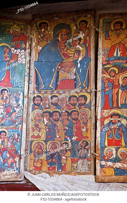 Nakuto La'ab Monastery. Lalibela. Ethiopia. Africa