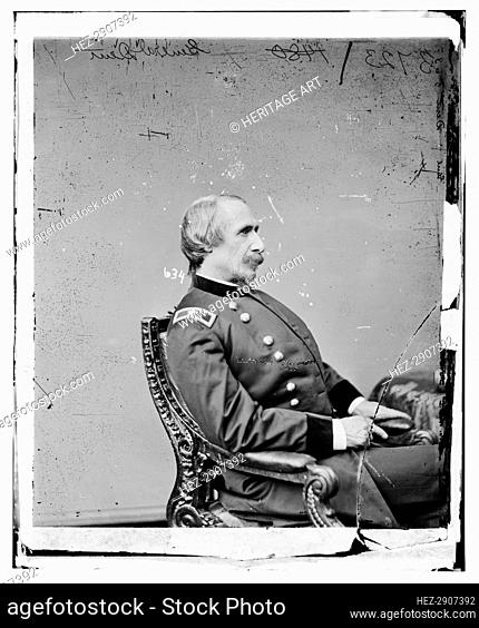 General Frederick Tracy Dent, US Army, between 1860 and 1875. Creator: Unknown