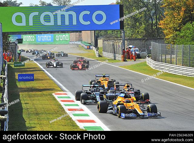 12.09.2021, Autodromo Nazionale di Monza, Monza, FORMULA 1 HEINEKEN GRAN PREMIO D'ITALIA 2021, in the picture race start: Daniel Ricciardo (AUS # 3)