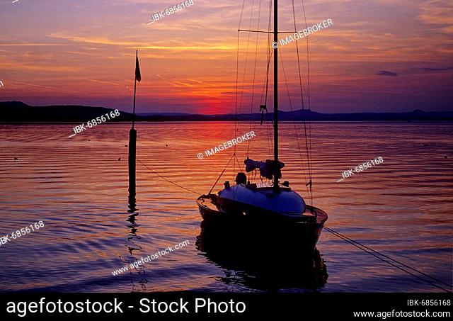 Sunset at the Reichenau, Lake Constance