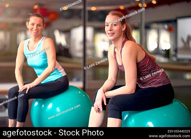 fitness ball, health club