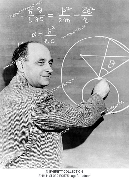 Enrico Fermi, Italian-American physicist. Ca. 1945-50. - (BSLOC-2015-1-74)