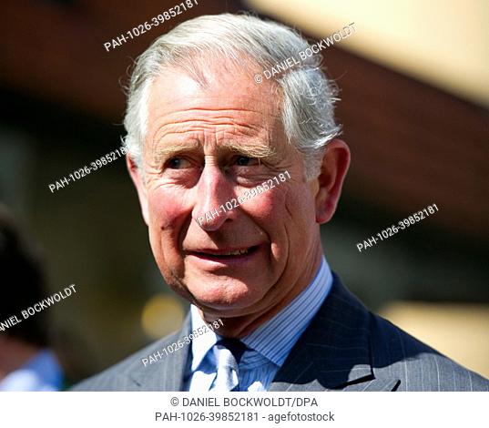 British Prince Charles is pictured in Langenburg, Germany, 28 May 2013. Prince Charles had attended a conference on regional food production at the castle of...