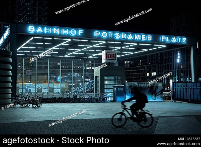 Railway station Potsdamer Platz at Potsdam Square in Berlin - travel photography