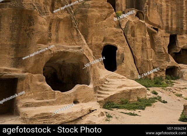 Siq al-Barid or Little Petra (UNESCO World Heritage). Al-Baydha, Jordan