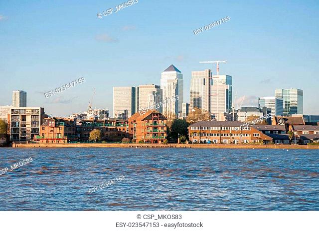 River Thames in eastern London