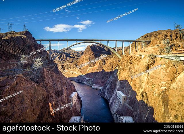 Arch Bridge by the Hoover Dam, Nevada-Arizona border