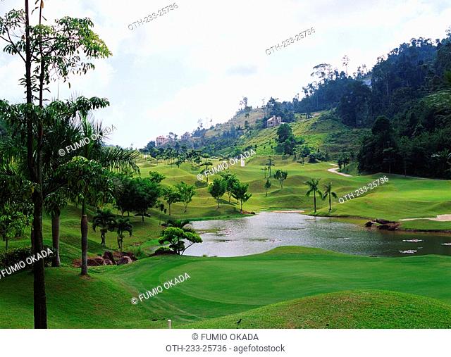 Golf course at Genting Higland Resort, Malaysia