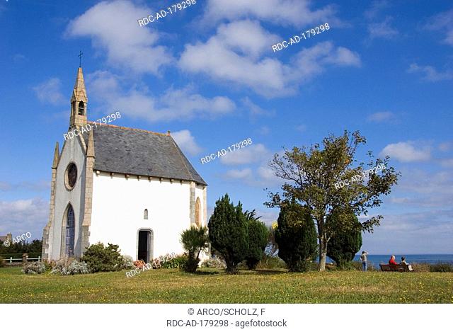 Chapel Notre-Dame-de-l'Esperance, Baie de Saint-Brieuc, Etables-sur-Mer, Brittany, France