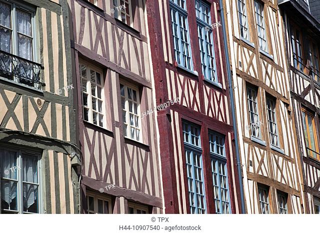 Europe, France, Rouen, Street Scene, Tourism, Travel, Holiday, Vacation