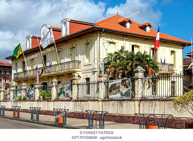 MAYOR'S OFFICE OF CAYENNE, FRENCH GUIANA, OVERSEAS DEPARTMENT, SOUTH AMERICA, FRANCE