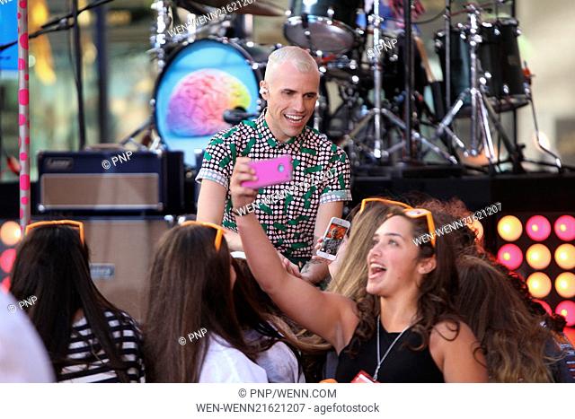 Neon Trees perform live on NBC's 'The Today Show' for the Toyota Summer Concert series Featuring: Tyler Glenn, Neon Trees Where: New York, New York