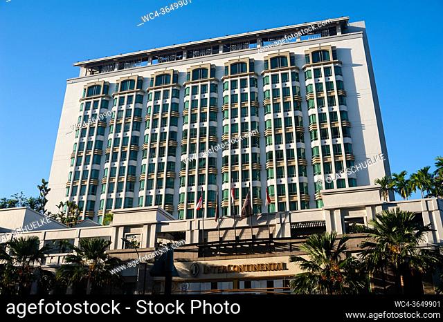 Singapore, Republic of Singapore, Asia - View of the 5-star luxury hotel of the InterContinental in the city centre at Bugis Junction