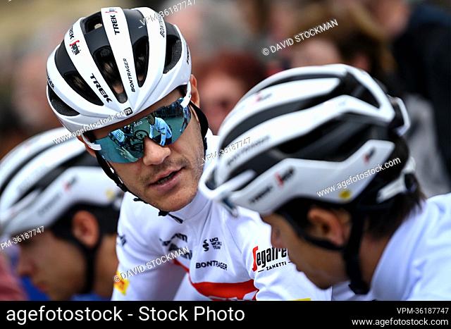 Belgian Jasper Stuyven of Trek-Segafredo pictured at the start of stage 5 of the Criterium du Dauphine cycling race, from Thizy-les-Bourgs to Chaintre (162