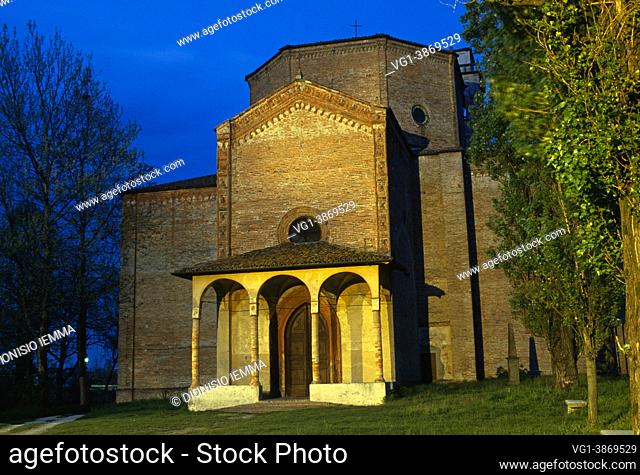 Castelleone, distrito de Cremona, Lombardía, Italia, Europa, iglesia de Santa Maria en Bressanoro