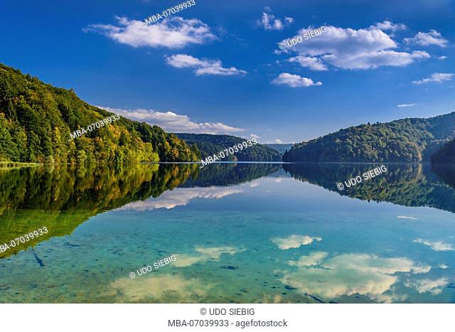 Croatia, Central Croatia, Plitvicka Jezera, Plitvice Lakes National Park, Upper Lakes