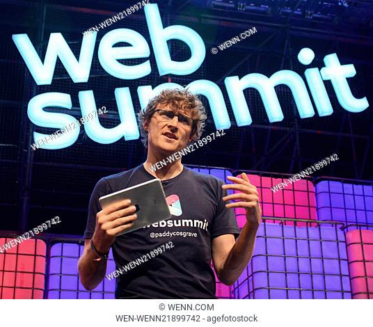Speakers at The Web Summit Day 3, RDS, Dublin, Ireland - 06.11.14. Featuring: Paddy Cosgrave Where: Dublin, Ireland When: 06 Nov 2014 Credit: WENN.com