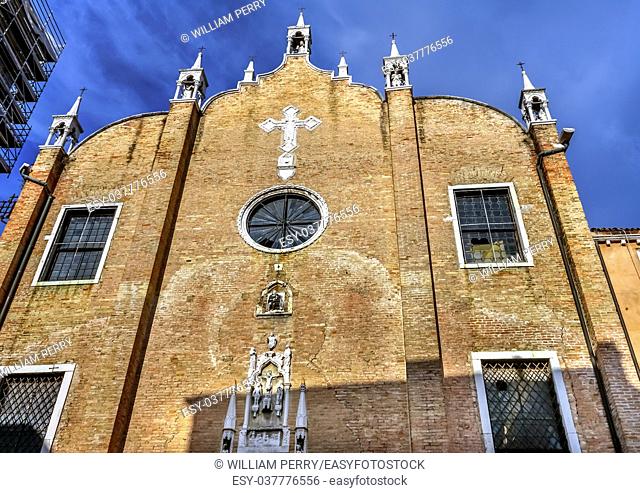 San Aponal Apollinare Church Venice Italy. Deconsetrated church that has become an archive. Founded in the 11th century and used as a prison for political...