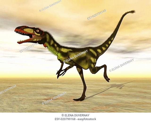 Dilong dinosaur - 3D render