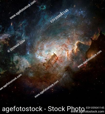 Deep space background. Elements of this image furnished by NASA