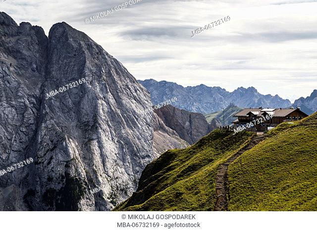 Europe, Italy, Alps, Dolomites, Mountains, Trento, Rifugio Viel dal Pan