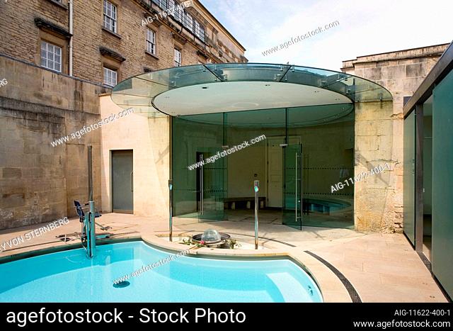 Thermae Bath Spa, 2006. Outdoor swimming pool