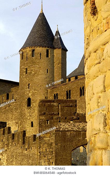 Carcassonne, medievial fortress, France, Languedoc Roussillon, Carcassonne