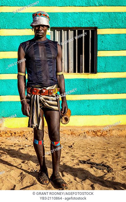 Portrait Of A Man From The Banna Tribe, Key Afar, Omo Valley, Ethiopia