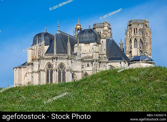 France, Lorraine, Grand Est region, Meurthe-et-Moselle department, Toul / Tull, St-Etienne cathedral, ramparts by Vauban