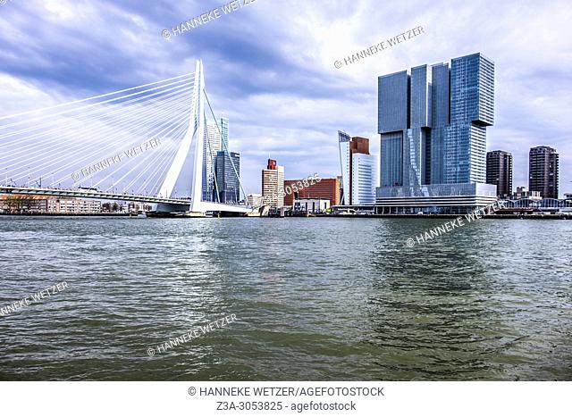 The Rotterdam, modern architecture in Rotterdam, The Netherlands, Europe
