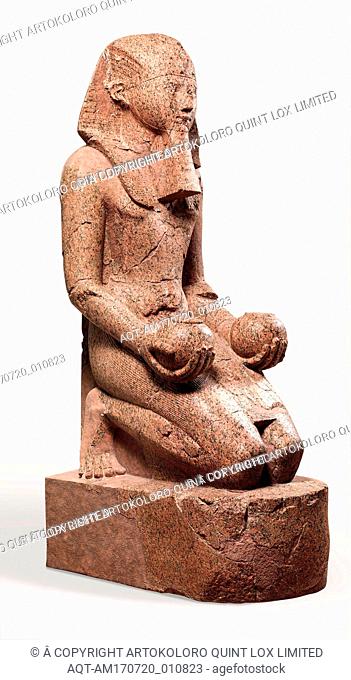 Large Kneeling Statue of Hatshepsut, New Kingdom, Dynasty 18, ca. 1479â€“1458 B.C., From Egypt, Upper Egypt, Thebes, Deir el-Bahri, Senenmut Quarry, 1927â€“28