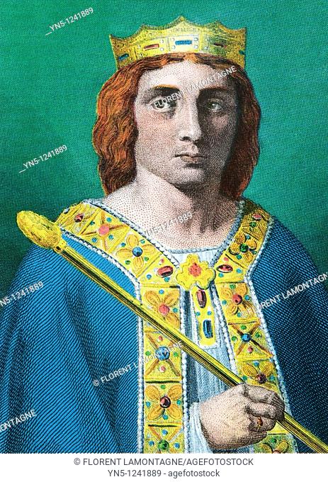 CHILDERIC II 655-675  King merovingian of France and Austrasia