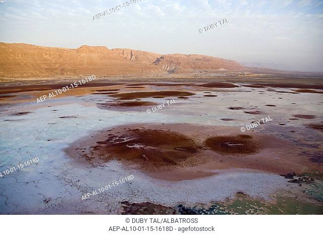 Abstract view of the Dead sea