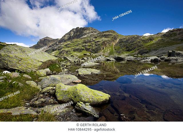 Switzerland, Europe, Alp Murtel, Rock, Canton Grisons, Graubunden, Grisons, Parc Ela, east of Bergun, Albula mountains