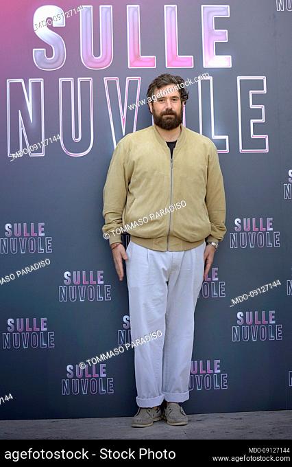 Italian singer-songwriter Tommaso Paradiso attends the photocall of the movie Sulle Nuvole at The Space Cinema Moderno. Rome (Italy), April 20th, 2022