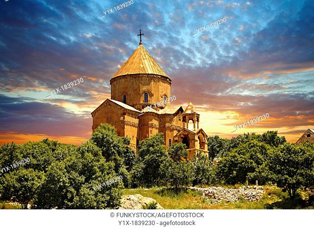 10th century Armenian Orthodox Cathedral of the Holy Cross on Akdamar Island, Lake Van Turkey 49