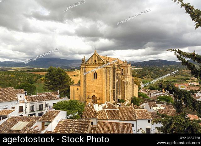 Church of the Holy Spirit, (Iglesia del Espiritu Santo), Ronda, Malaga Province, Andalusia, southern Spain. Construction began on the church in 1485