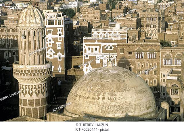 Yemen, Sanaa, Qubbat Talha mosque