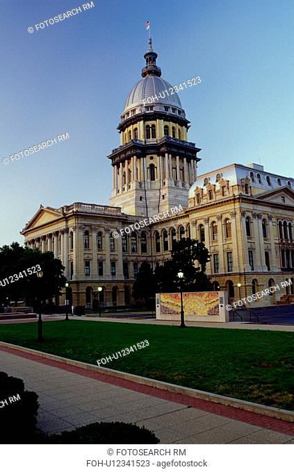 Springfield, State Capitol, Statehouse, capitol, IL, Illinois, The Illinois State Capitol building in the capital city of Springfield, Illinois