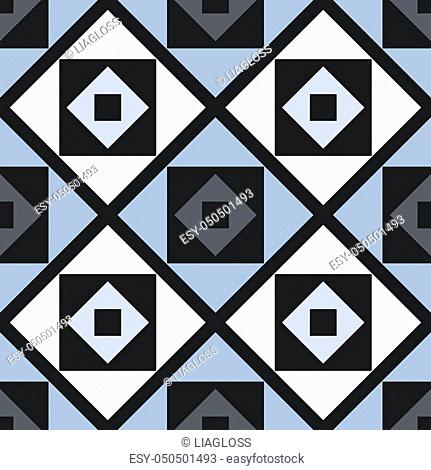 Seamless geometry pattern, repeatable background for website, wallpaper, textile printing, texture, editable, in vector