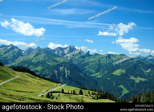 Diedamskopf, Zitterklapfen, bregenzerwald, vorarlberg, hochgebirge, gebirge, berg, berge, gipfel, alpen, österreich, landschaft, natur