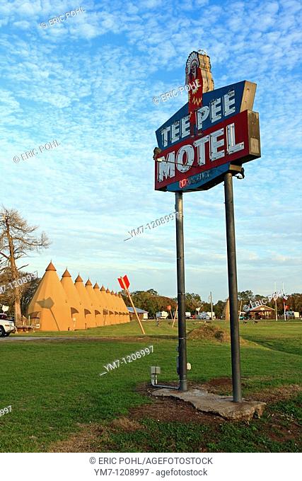 Tee Pee Motel - Wharton, Texas  The TeePee Motel was originally designed and built in 1942 by George and Toppie Belcher  Today it stands as a testiment to an...
