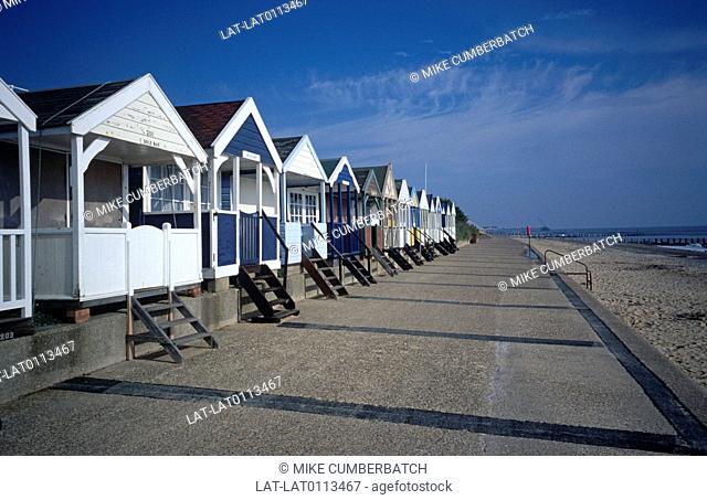 Southwold is a traditional seaside town in Suffolk. Its beach huts are brightly coloured and much sought after