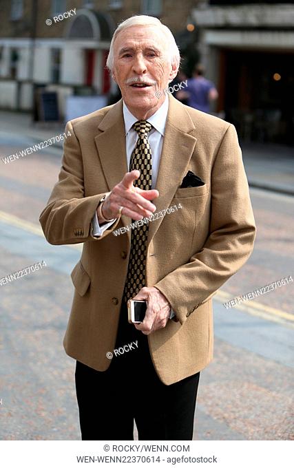 Sir Bruce Forsyth outside the ITV Studios Featuring: Sir Bruce Forsyth Where: London, United Kingdom When: 08 Apr 2015 Credit: Rocky/WENN.com