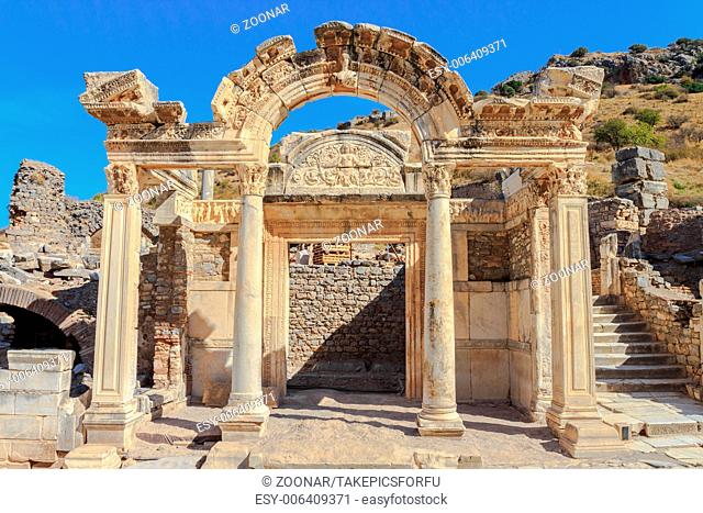 Temple of hadrian in ephesus