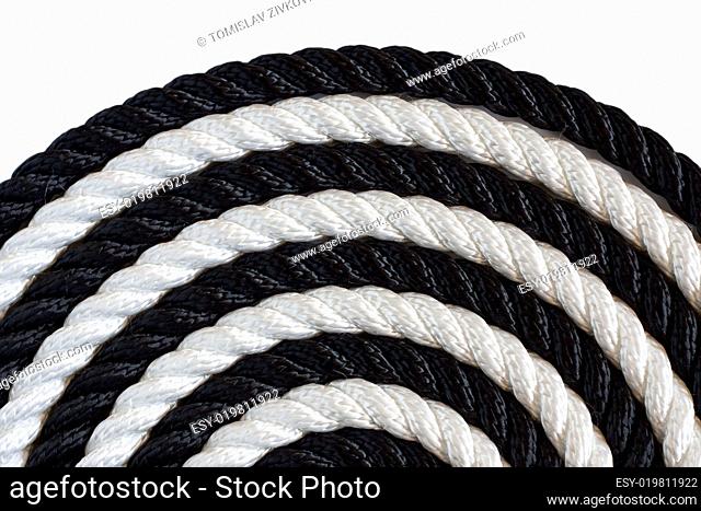 Rope roll abstract arch